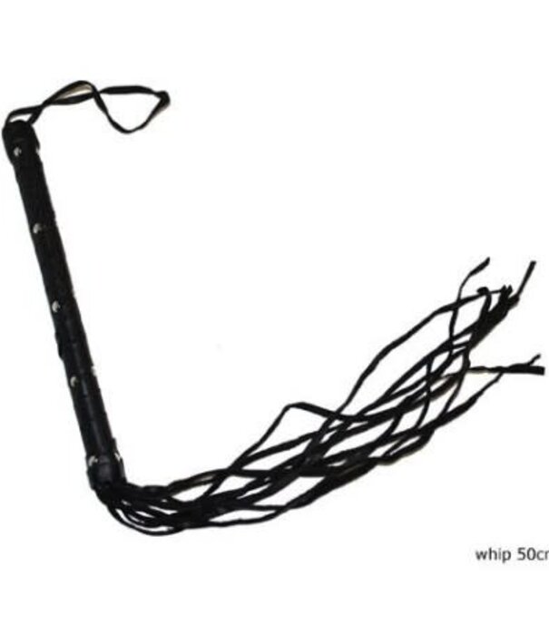 Cravache courte noire de 50 cm