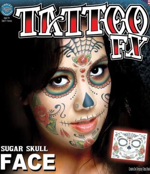 Tattoo FX – Tête de mort mexicaine