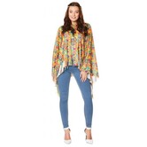Hippie Tye Dye poncho (one size)