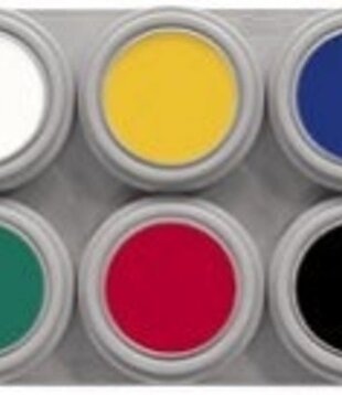 Water Make-Up 6kleuren palet