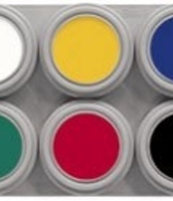 grimas Water Make-Up 6kleuren palet
