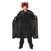Nylon cape zwart