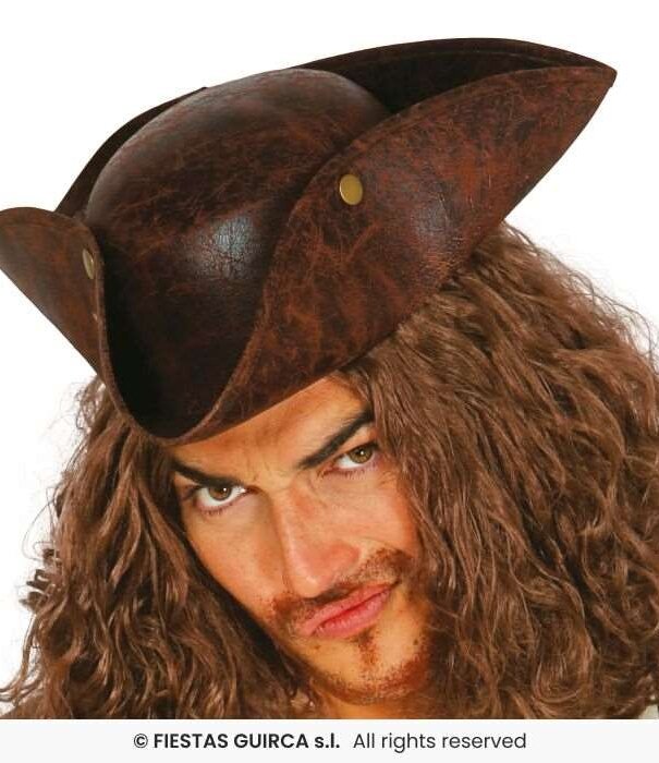 ABC-karnaval Piraat bruin tricorn