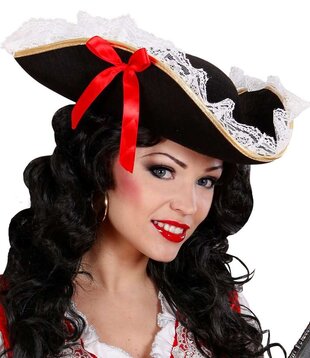 Piraat damens tricorn
