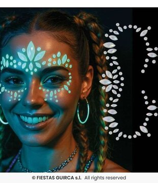 Strasssteentjes glow in the dark