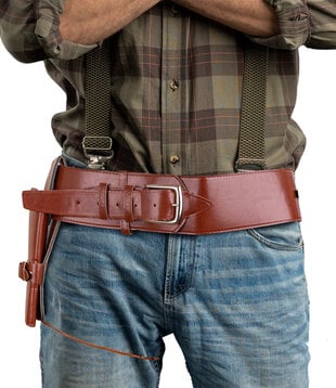 holster lederlook bruin