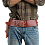 holster lederlook bruin