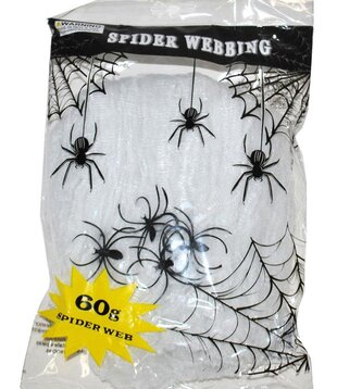 spiderweb 60 grams + 4 spiders