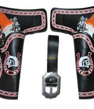Double holster with 2 pistols