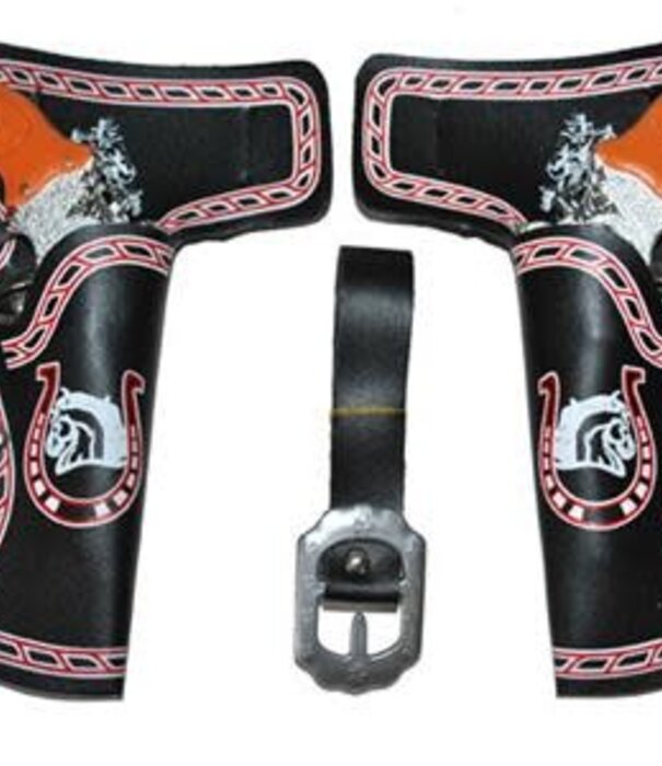 Double holster with 2 pistols