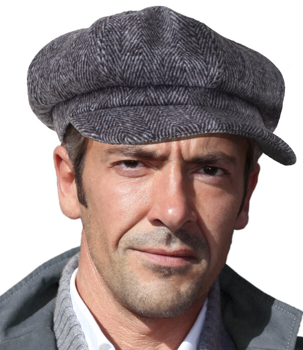 Casquette plate style Peaky Blinders des années 1920