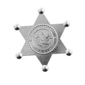 Silver sheriff's badge
