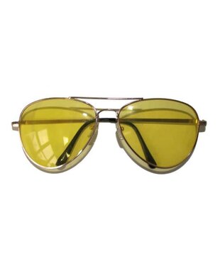 glasses with yellow lenses