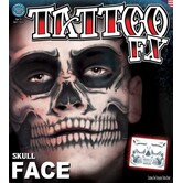 Tattoo FX gezicht Skull Man / Doodshoofd