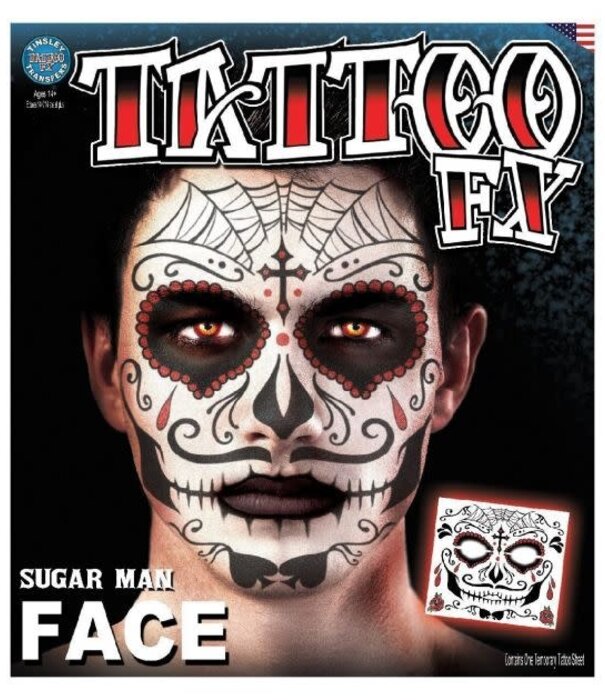 Tattoo FX Gezicht Sugar man