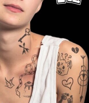 Character tattoo / Hipster