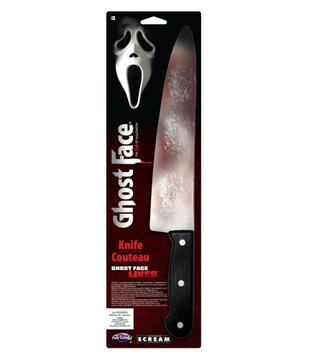 Ghost Face Bebloed Slagersmes Officiele Licentie - 38 cm