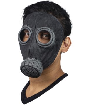 gasmasker zwart