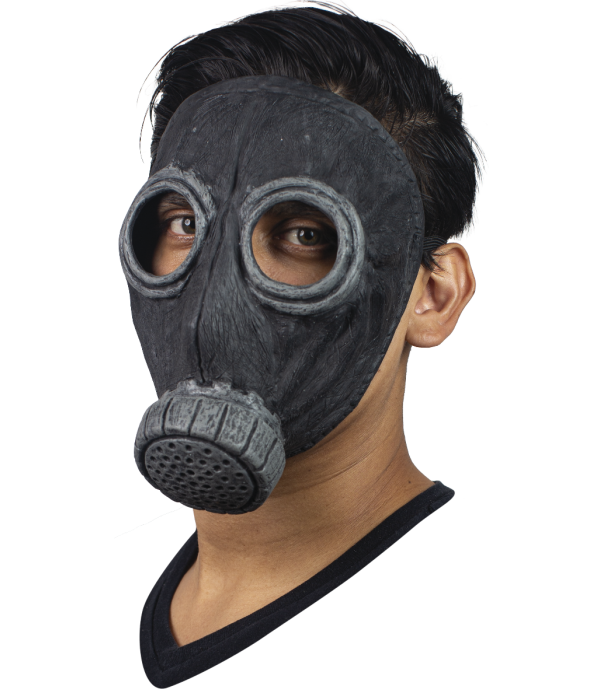 gasmasker zwart