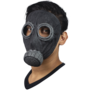 gasmasker zwart