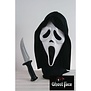 Ghost Face Masker met kap & Mes Officiele Licentie