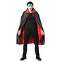 Dracula Cape rood/zwart (one size)