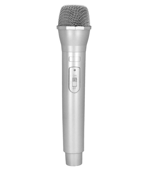 Microfoon zilver  23,5cm