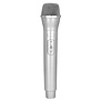 Microfoon zilver  23,5cm