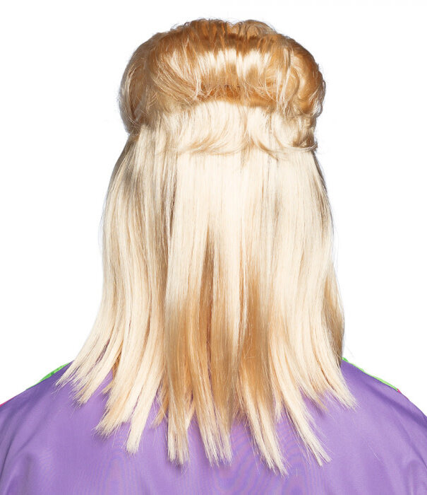 pruik Larry blond / nektapijt