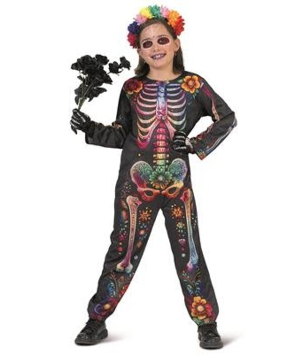 Jumpsuit Bloemig Skelet