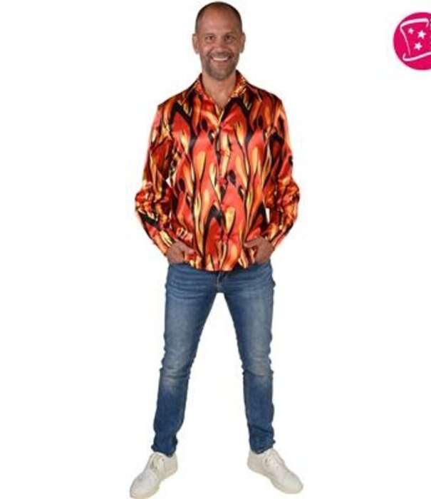 Hemd Vlammen Halloween