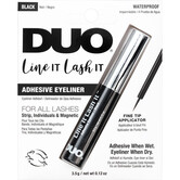 DUO Line It Lash It Lash Adhesive & Eyeliner / eyeliner en wimperlijm in één zwart