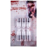 6 flesjes imitatie bloed 2.8 ml