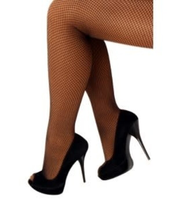 Black fishnet tights, one size