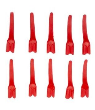 10 Nagels duivel rood