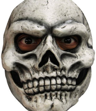 Gezichtsmasker - Schedel Wit