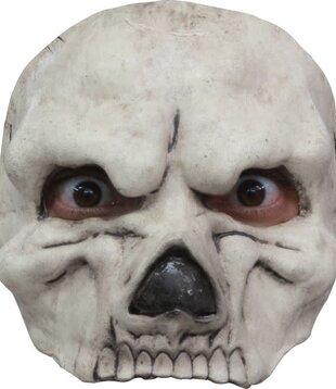 Half Masker - skelet White