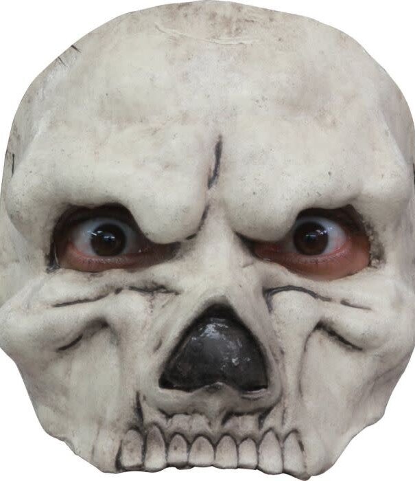 Half Masker - skelet White