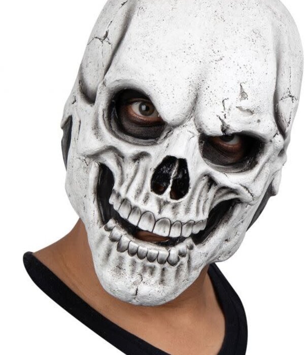 Volledig Hoofdmasker - Bonejangles White doodshoofd