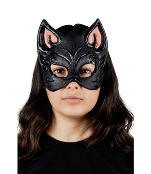 masker zwarte kat