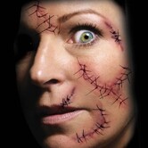 Trauma Tattoos stitched / genaaide wonden