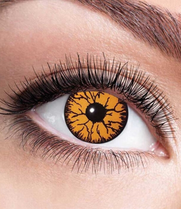 1 maand lenzen monster oranje