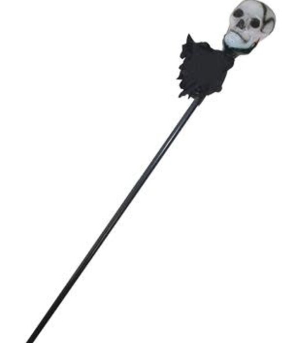 Doodskop op een stok 120 cm