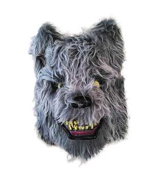 masker wolf met haar