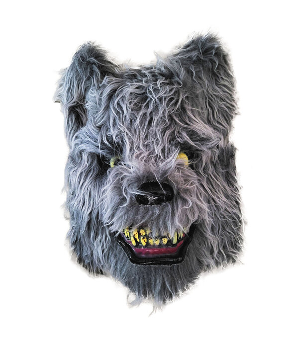 masker wolf met haar