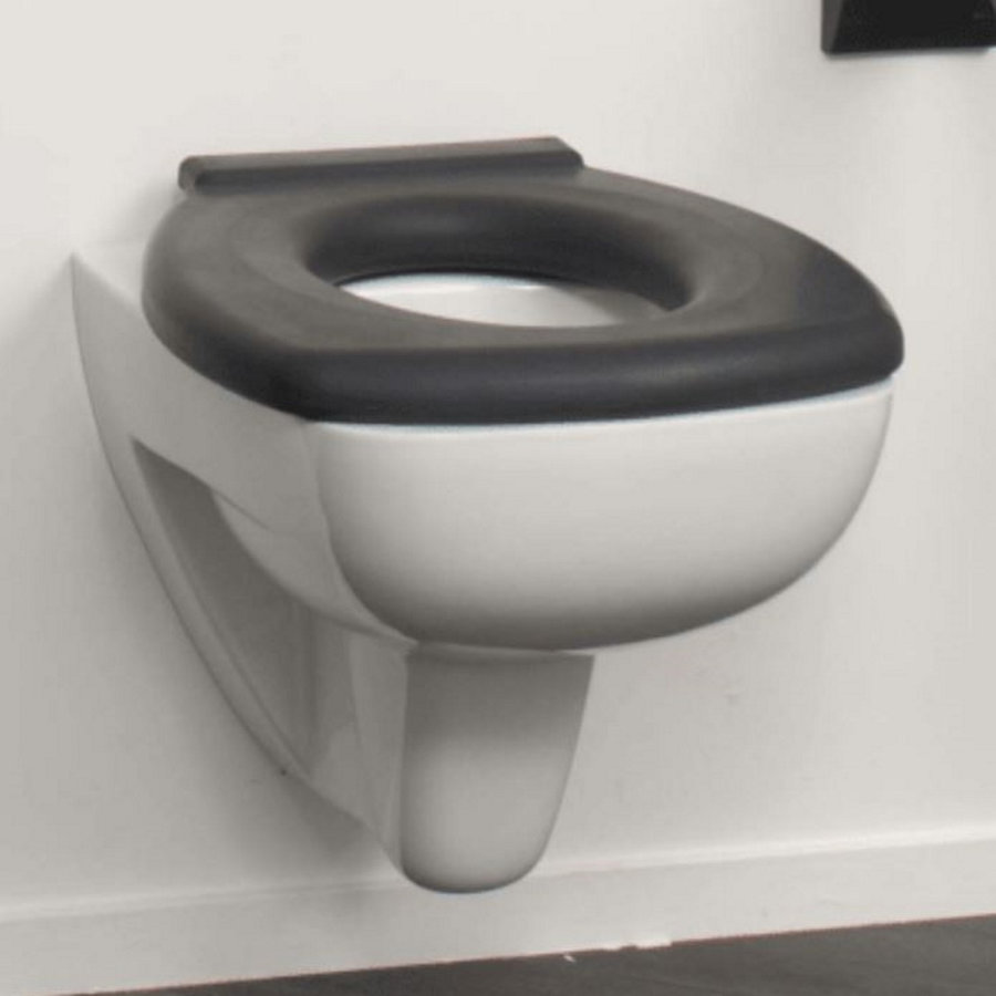Toiletzitting Handicare Linido Verhoogd voor Gevoelige Huid Antraciet