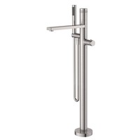 Bad Thermostaatkraan Aqua Splash Exclusive Vrijstaand Compleet Geborsteld Staal