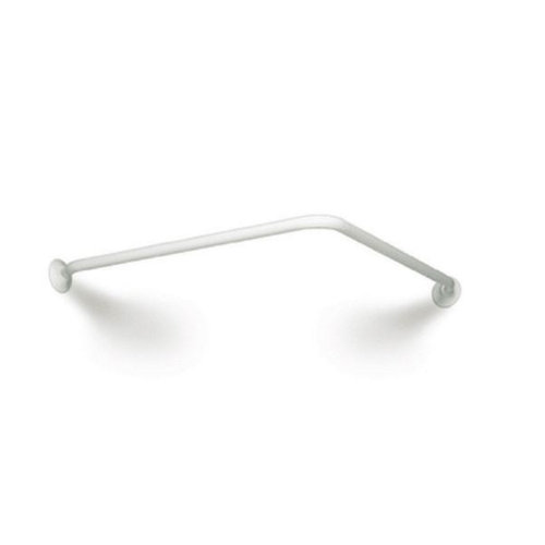 Douchegordijnstang Handicare Linido 90 cm Staal Wit 