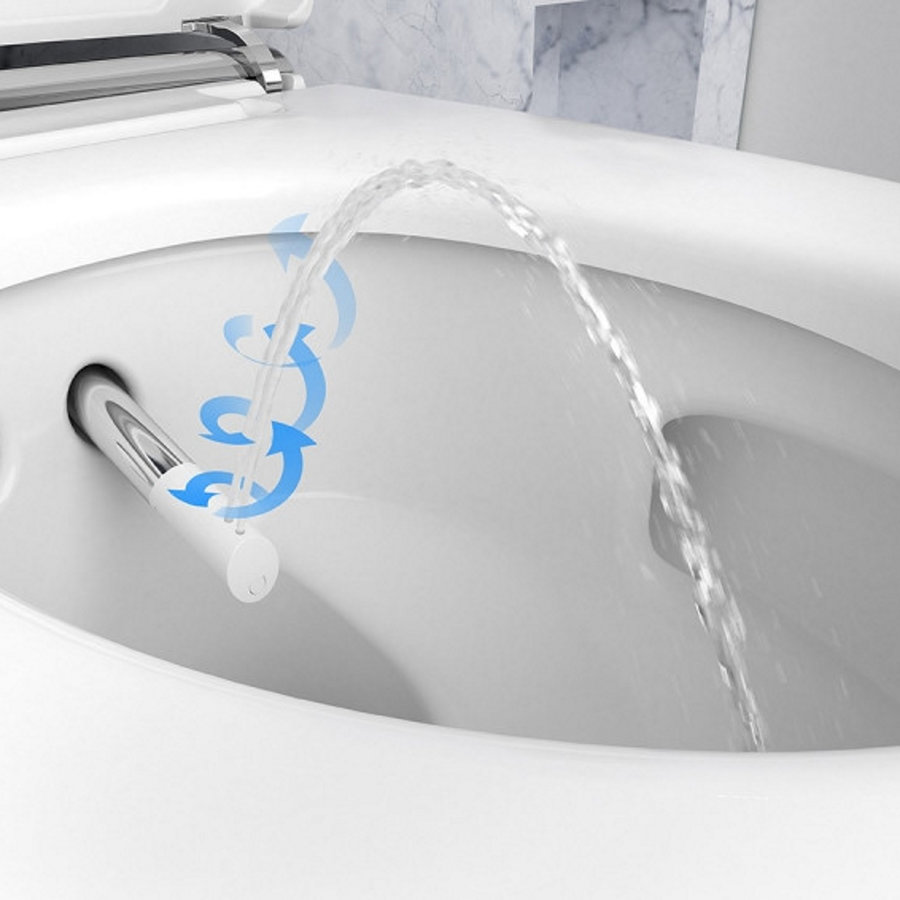 Douche WC Geberit AquaClean Tuma Comfort Compleet Rimfree Glas Zwart