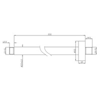 Thermostatische Inbouw Regendouche Set Wiesbaden Type 132 Plafonddarm Ufo 30 cm Rond incl. Inbouwdeel